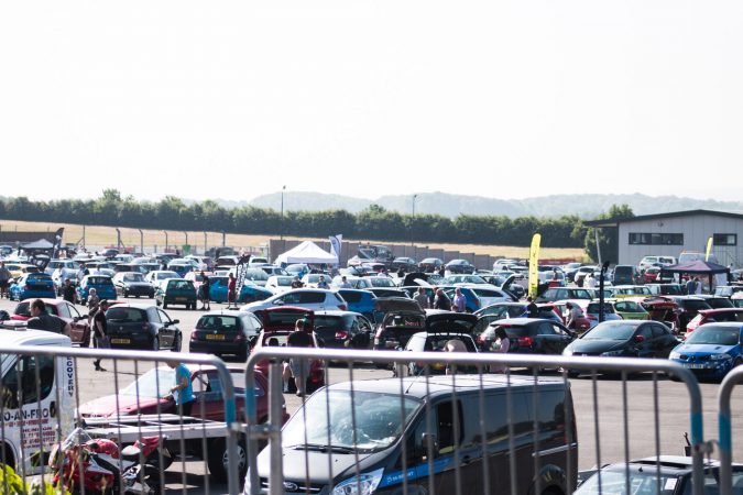 View of paddock area from Redgate corner - French Car Show 2018