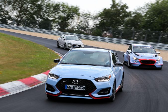 Hyundai N Brand Cars at Nurburgring