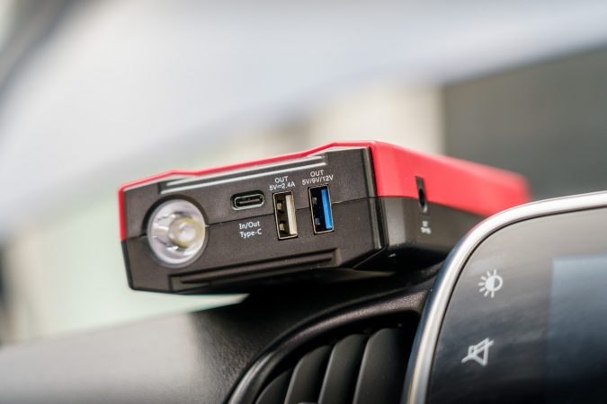 audew car jump starter usb ports