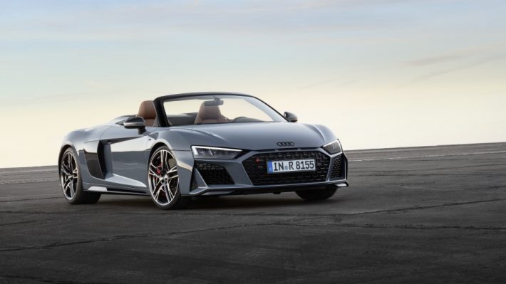 audi r8 spyder push along car