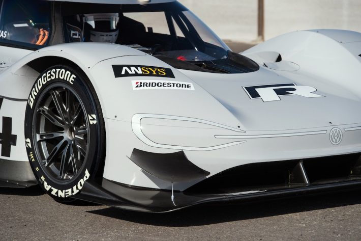 The ID. R Chases Lap Record For EV on Bridgestone Tyres