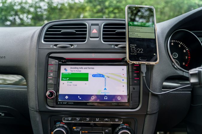 Android Auto Example Kenwood DNX518VDABS