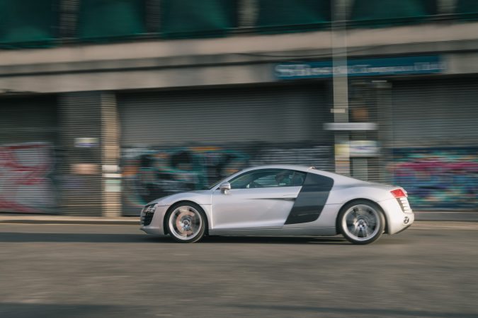 Testing Road Angel Pure in the Audi R8