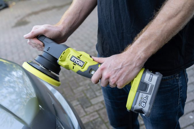 Ryobi One+ Dual Action Polisher test