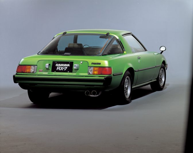 12a Engine in RX-7 Green