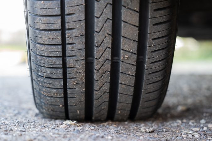 Large contact patches to grip the road.