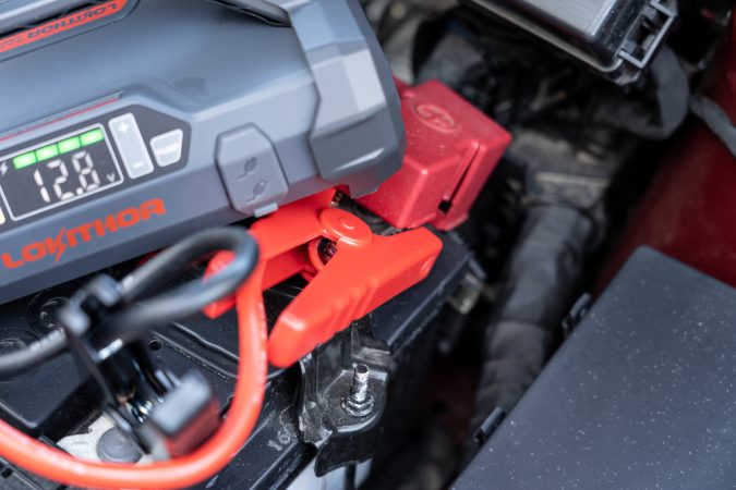 Jump-starting a car battery with the JA301 couldn't have been any simpler.