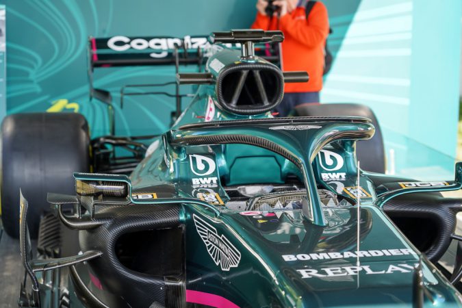 Aston Martin F1 Car At The Goodwood Festival of Speed 2021