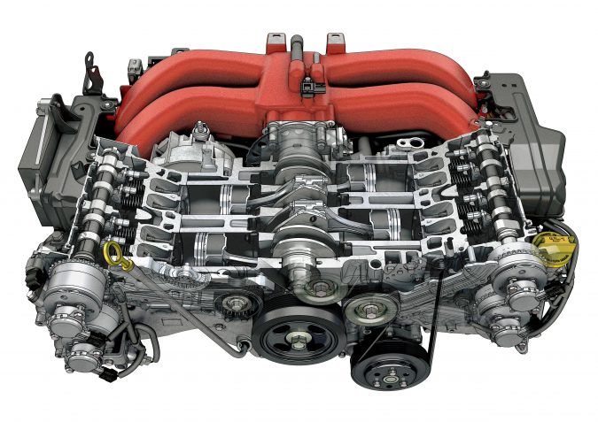 Subaru boxer engine piston rings