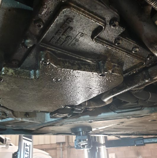 oil pan leak