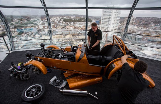 Caterham Seven 170 British Airways i360