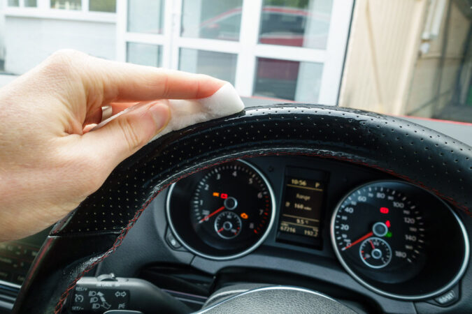Steering Wheel Cleaner Magic Pad