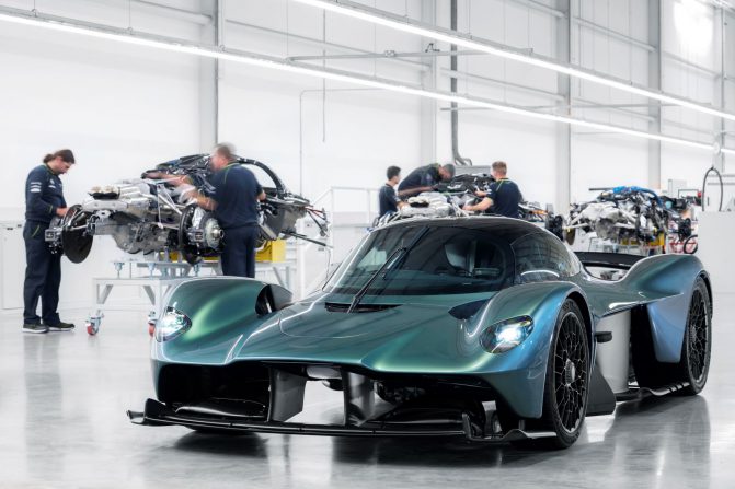 Aston Martin Valkyrie Production