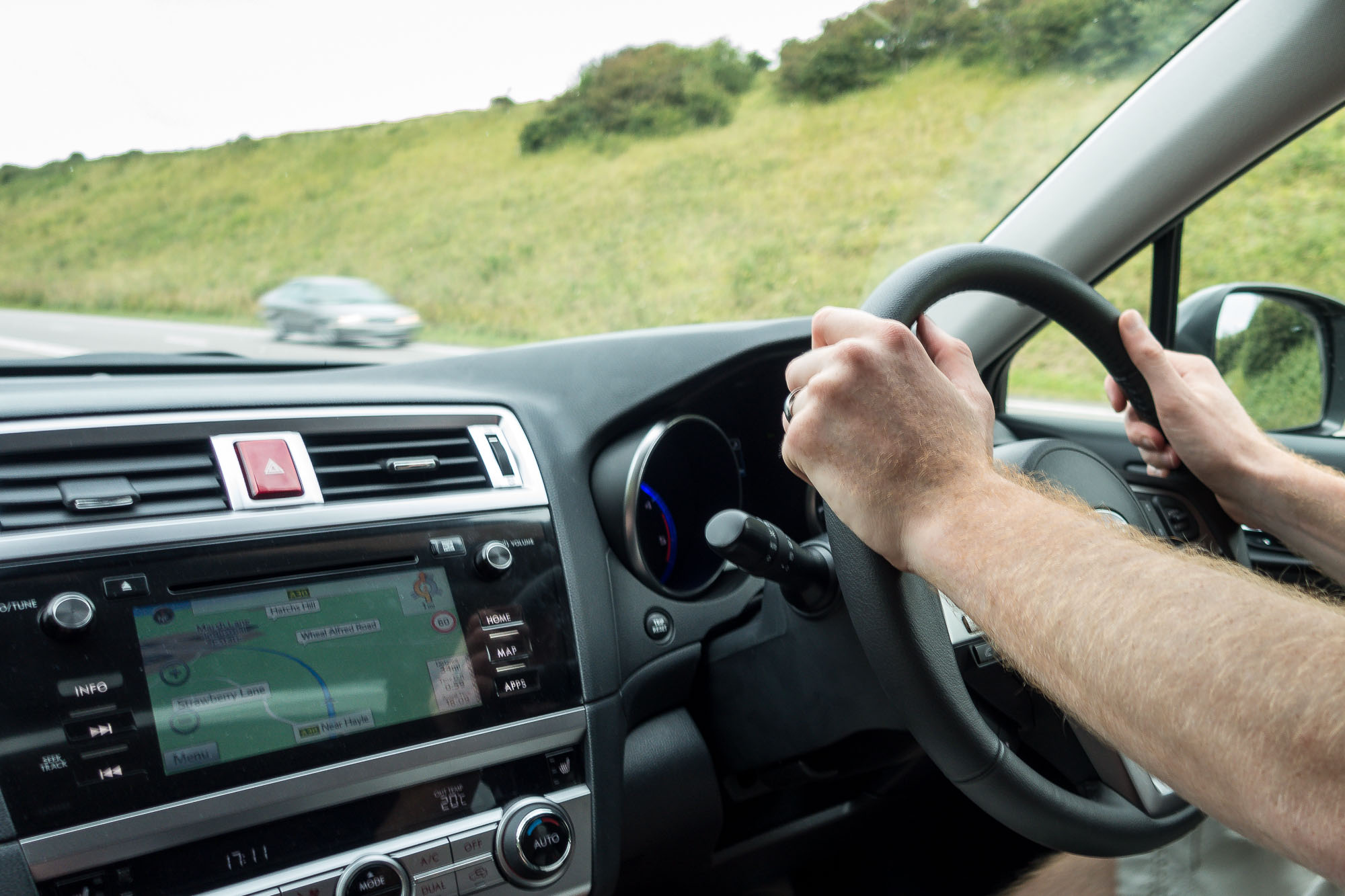 Car Leaking Red Fluid Front Passenger Side