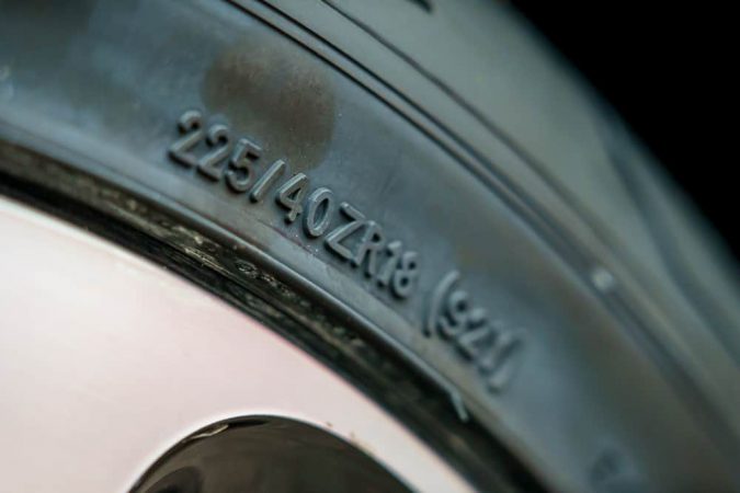 Tire Size and Speed Rating