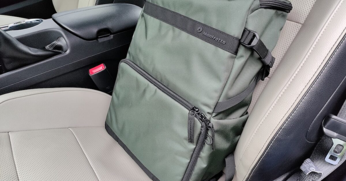 slim camera backpack