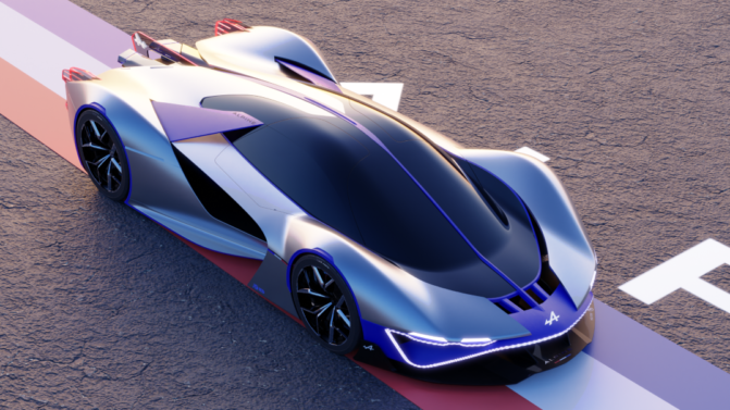 Alpine A4810 Hydrogen Supercar Concept