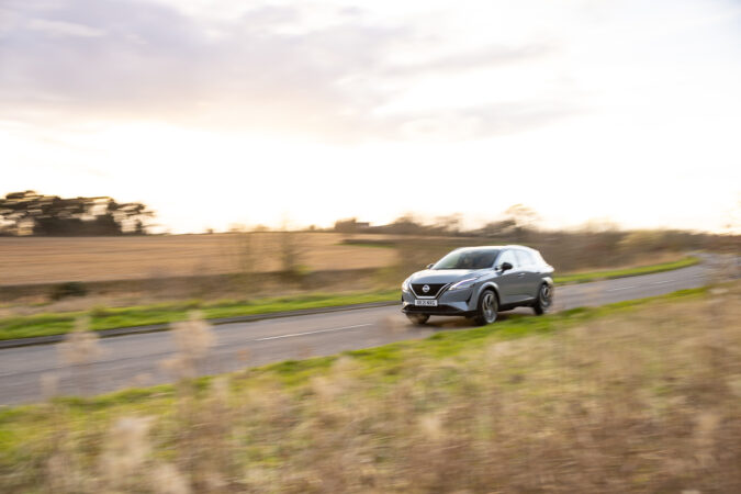 Nissan Qashqai Tekna+ Review driving past