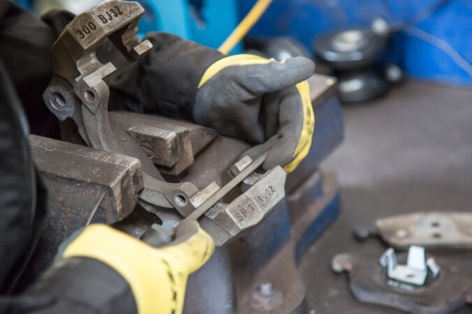 Worn Brake Pads