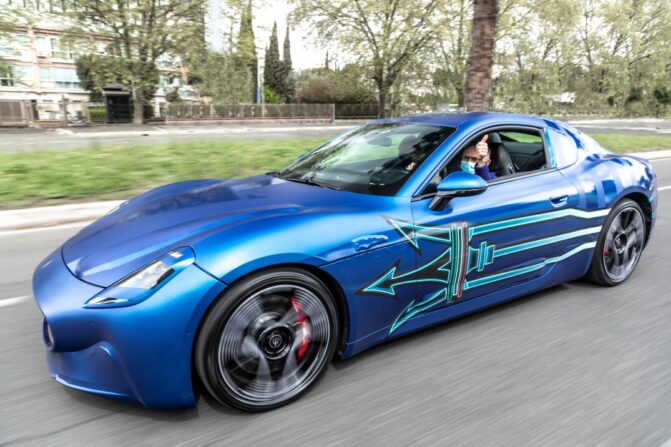 Maserati GranTurismo EV Electric Car 2023