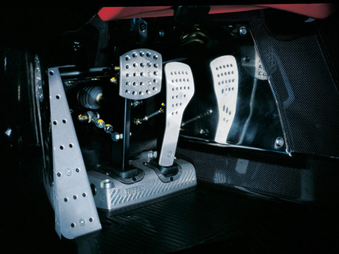 brake and gas pedal