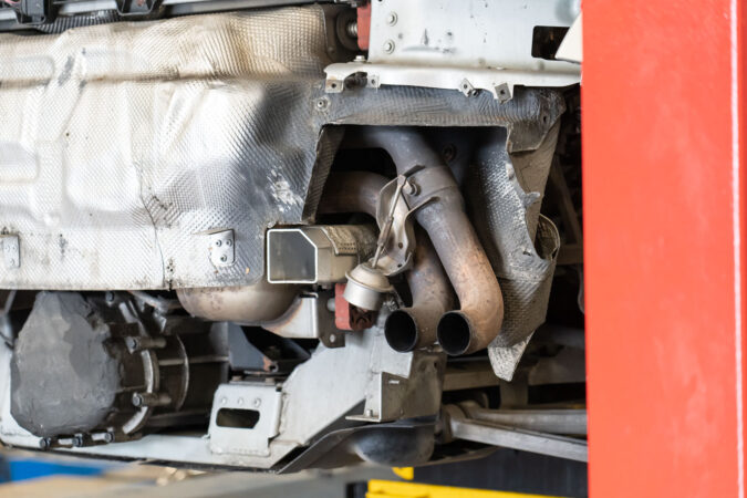 car exhaust smoke