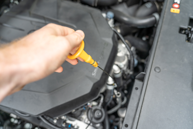 transmission fluid leaking from front of car