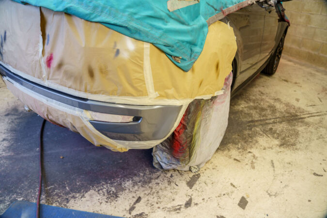 Car paint repainting damage repair