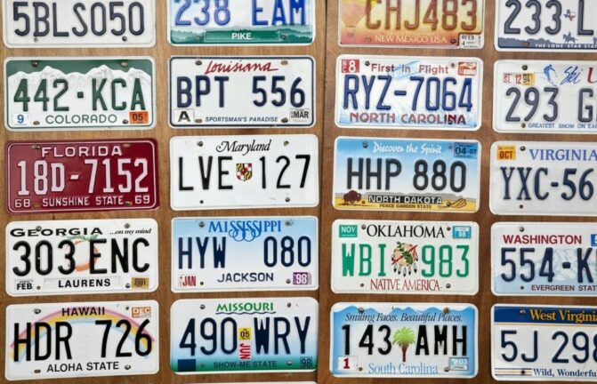 FP On License Plate