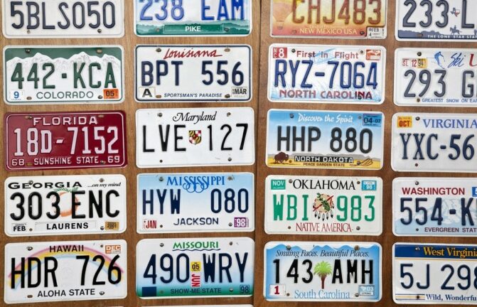 do you need a front license plate in california