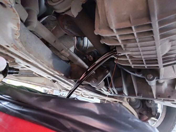 transmission overfilled by 1 quart