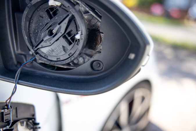 Glue Car Mirror