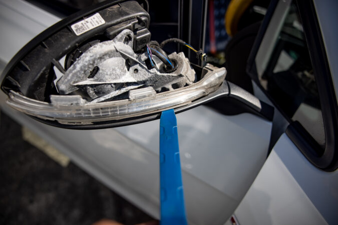 Glue Car Mirror