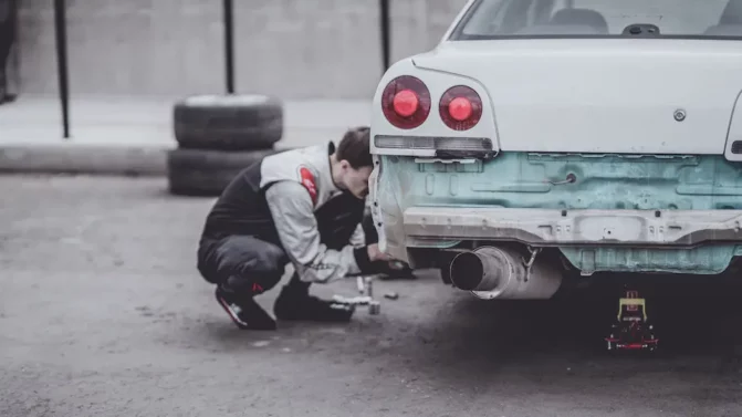 Scratched Plastic Bumper Repair