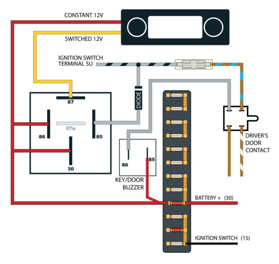 5 Pole Ignition Switch Wiring Diagram