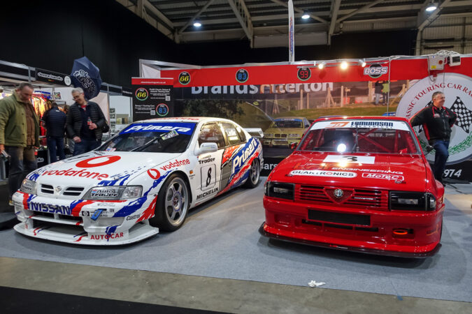 Nissan Primera and Alfa Romeo at Race Retro 2023