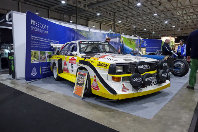 Group B Audi Quattro at Race Retro 2023