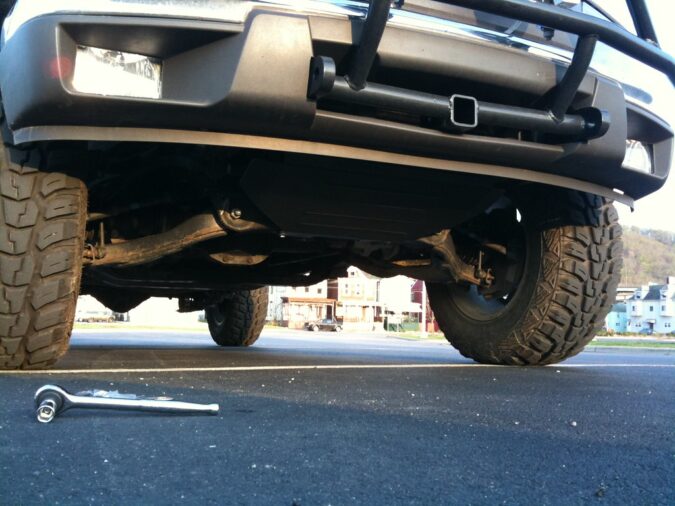Skid Plate To Protect Catalytic Converter