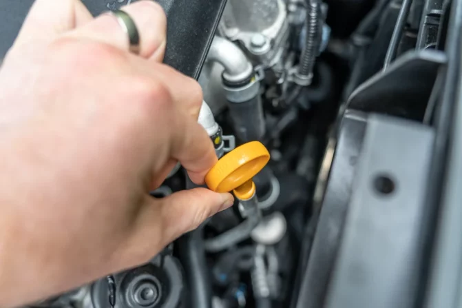 How To Put Oil In Car