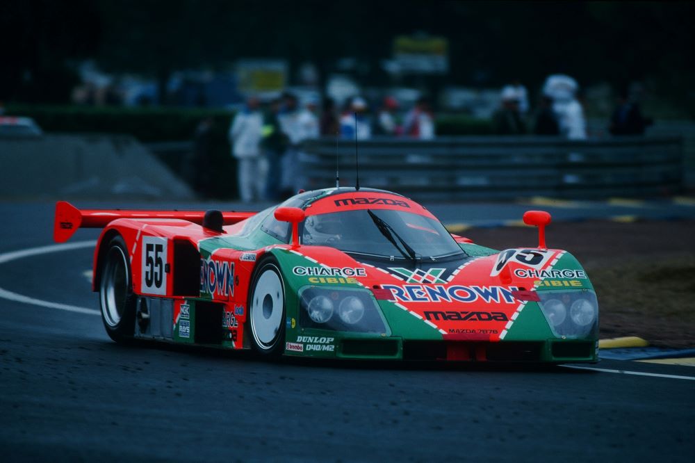 Mazda 787B at the 24 Hours of Le Mans
