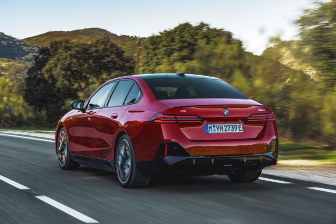 New BMW 5-Series EV Electric Car Performance Sedan Saloon