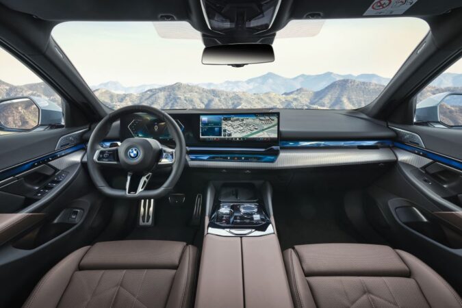 New BMW 5-Series EV Electric Car Performance Sedan Saloon
