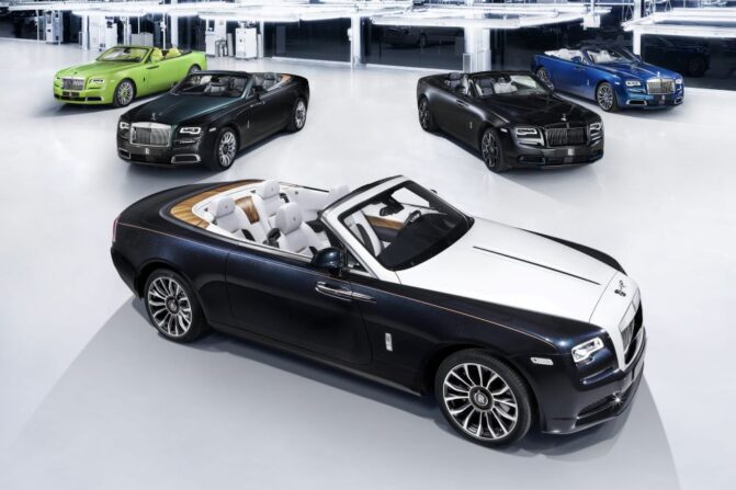Rolls Royce Dawn Convertible Luxury Car