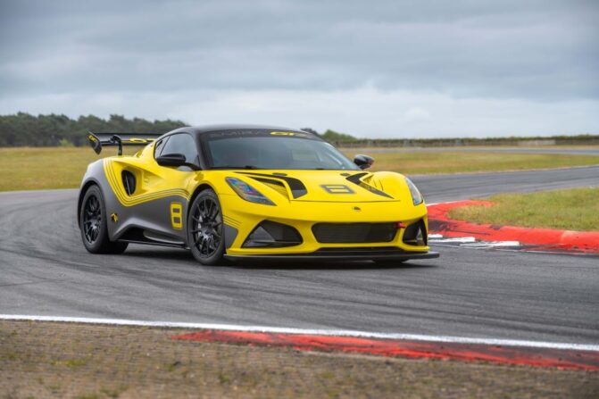 Lotus Emira GT4 Race Car Racing Motorsports