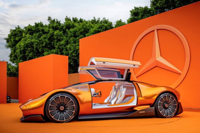 Mercedes Vision One-Eleven Concept EV Electric Car