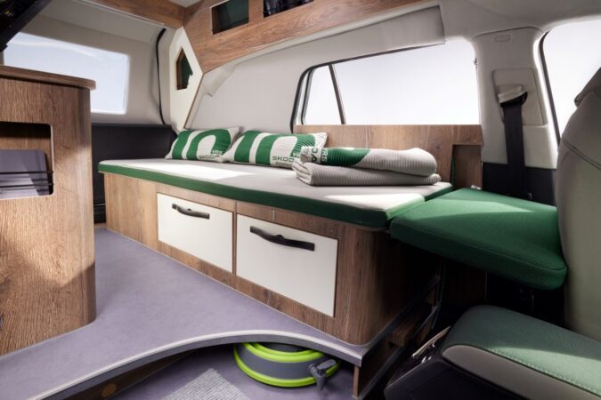 Škoda Enyaq Roadiaq SUV Electric EV Camper Concept