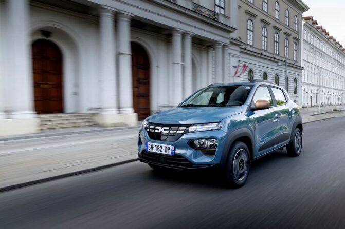 Dacia Spring EV Electric Car Crossover Compact SUV