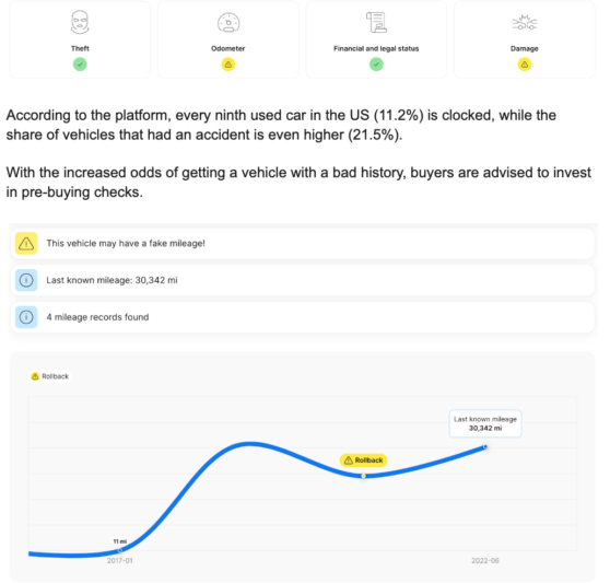 How carVertical helps to protect used car buyers