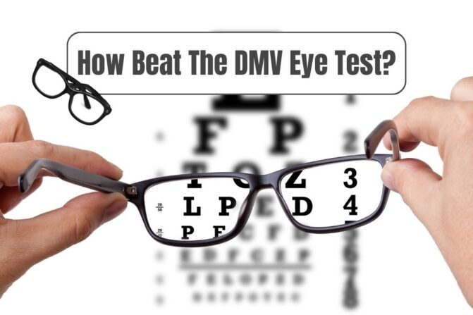 DMV vision eye test