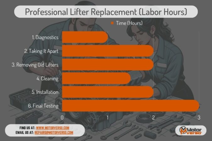 How Many Hours To Replace Lifters On 5.3 Chevy